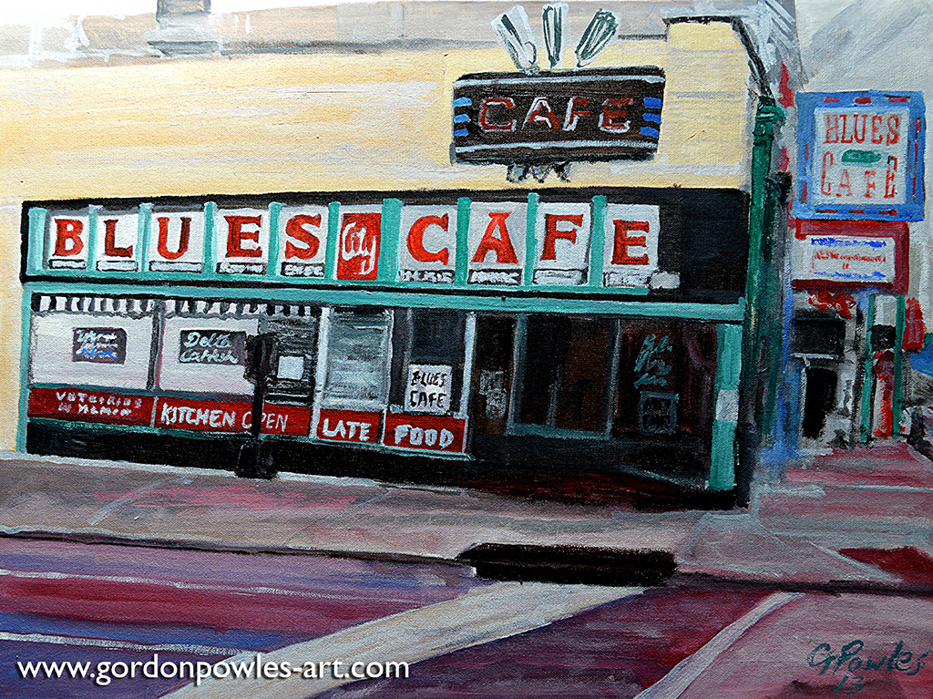 The Blues Café in Memphis