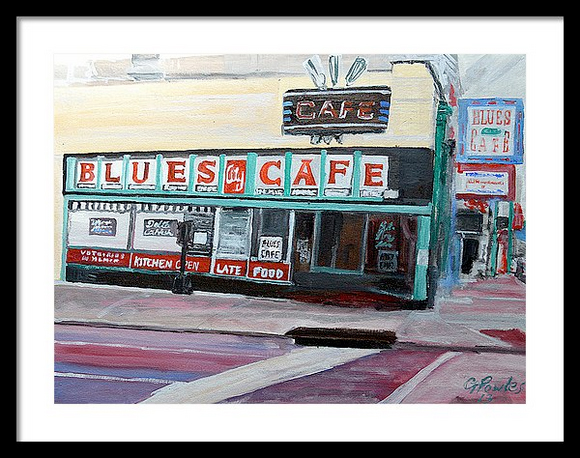 The Blues Café on Beale Street in Memphis