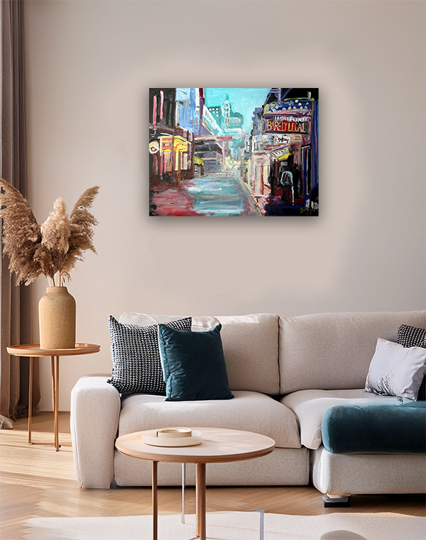Bourbon Street Canvas print