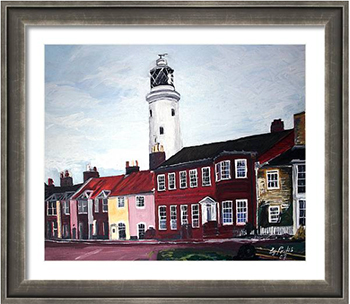 Oil painting of Southwold Lighthouse