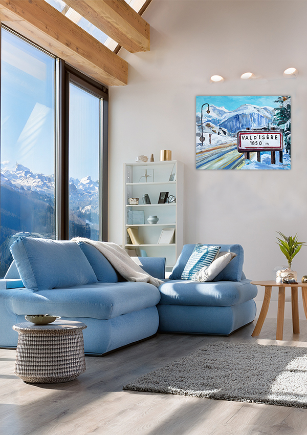 Welcome To Val D’isere poster print