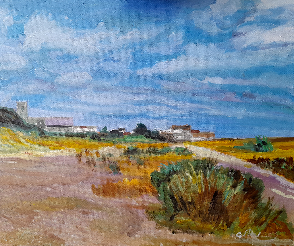 Pakefield Beach Painting