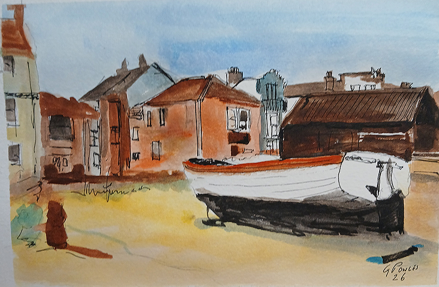 Boat on Aldeburgh Beach