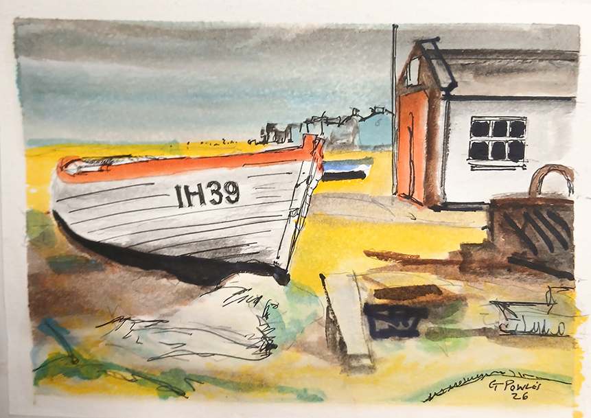 Boat on Aldeburgh Beach