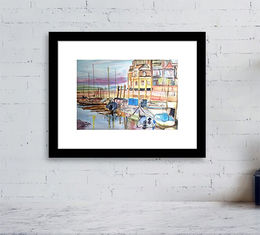 Blakeney Harbour in Norfolk