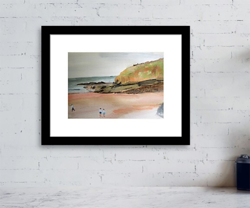 Bude Cornwall Watercolor