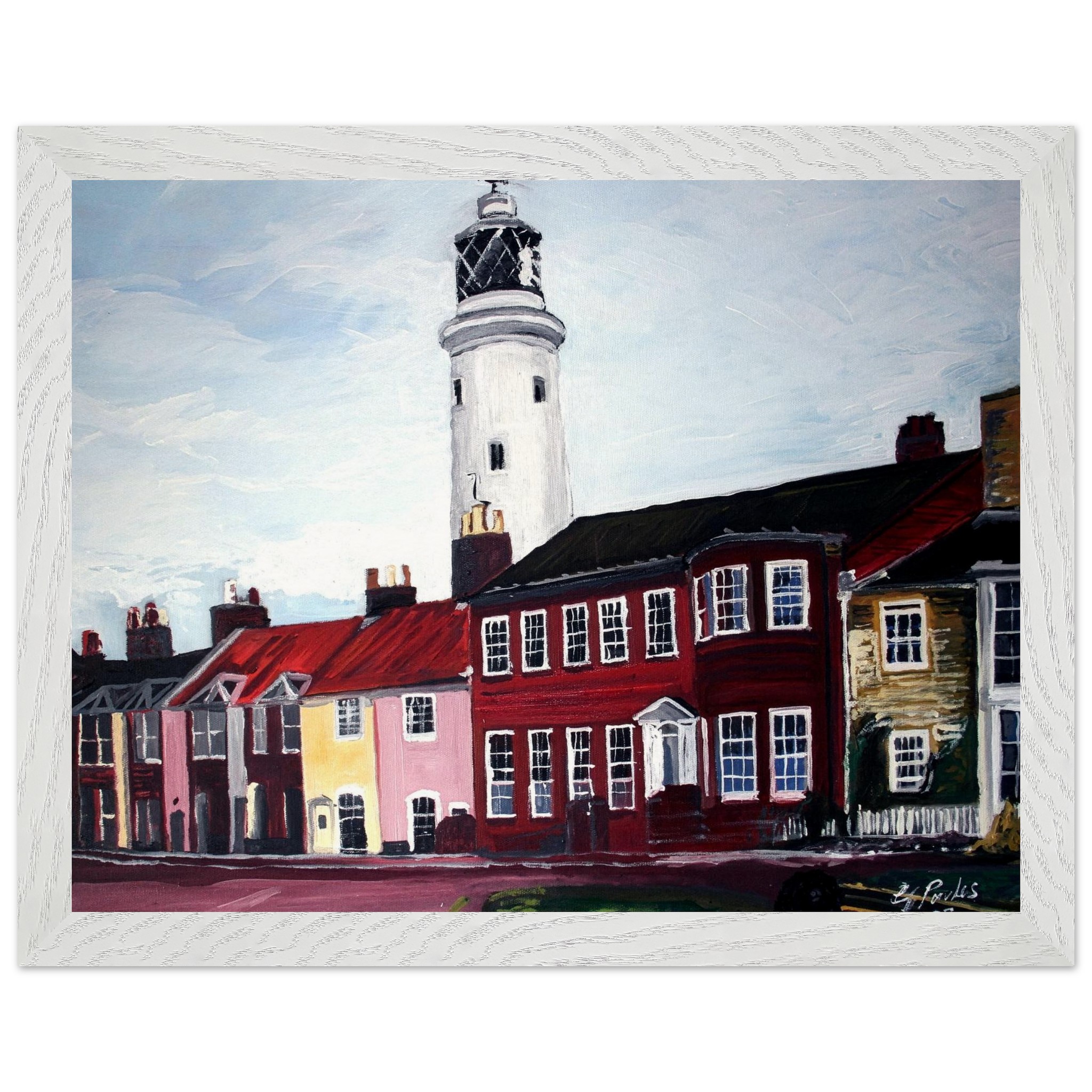 Southwold Lighthouse – Premium Wooden Framed Poster With Museum-Quality Matte Paper