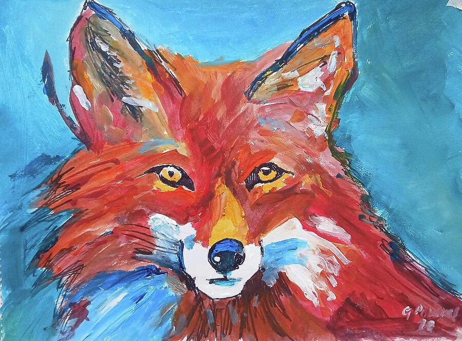 Vibrant Red Fox Wildlife