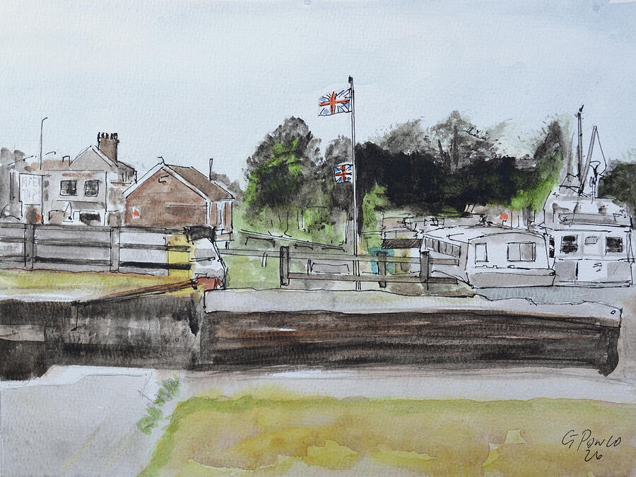 oulton broad lock and flags gordon powles