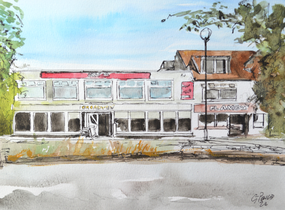 Broadview Wine Bar, Oulton Broad Painting